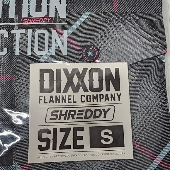 DIXXON FLANNEL x SHREDDY 2024 Flannel Shirt -  Collab V7 - Men's Small - Picture 7 of 13
